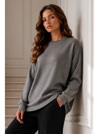 Triko Tunik R7183 Antrasit