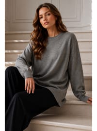 Triko Tunik R7183 Antrasit