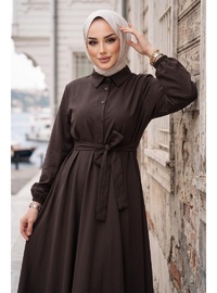 Kuşaklı Mevlana Elbise Acı Kahve HM2105