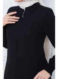 Parçalı Mevlana Ferace Siyah HM2362