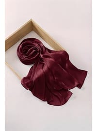 İpek Organze Abiye Şal BORDO 105