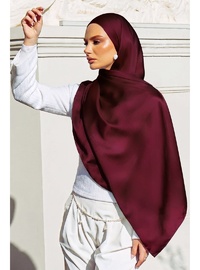 İpek Organze Abiye Şal BORDO 105