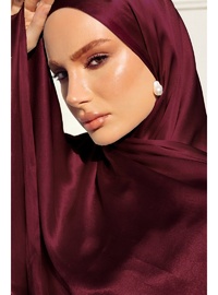 İpek Organze Abiye Şal BORDO 105