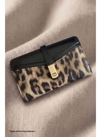Leopar Desen Taba Cüzdan