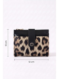 Leopar Detay Taba Cüzdan