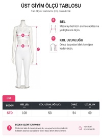 Omuzu Düğmeli Beli Kemerli Kaşe Panço Füme