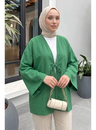 Lina Kimono 43434 - YEŞİL