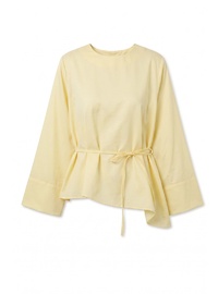 Verev Kesim Bluz Y0160 Sarı